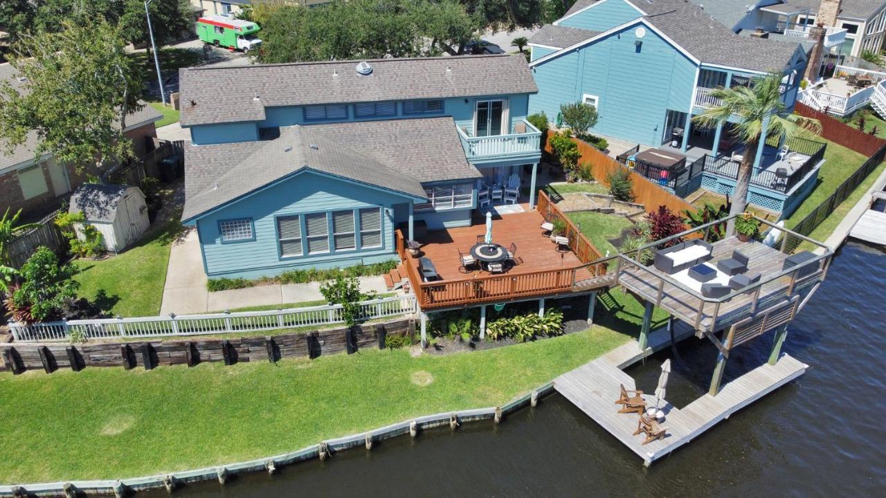 Beauty On The Water! Lake House Near The Beaches! Galveston Exteriör bild