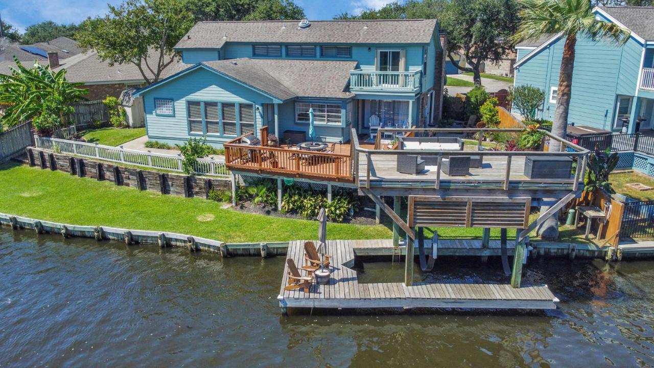 Beauty On The Water! Lake House Near The Beaches! Galveston Exteriör bild