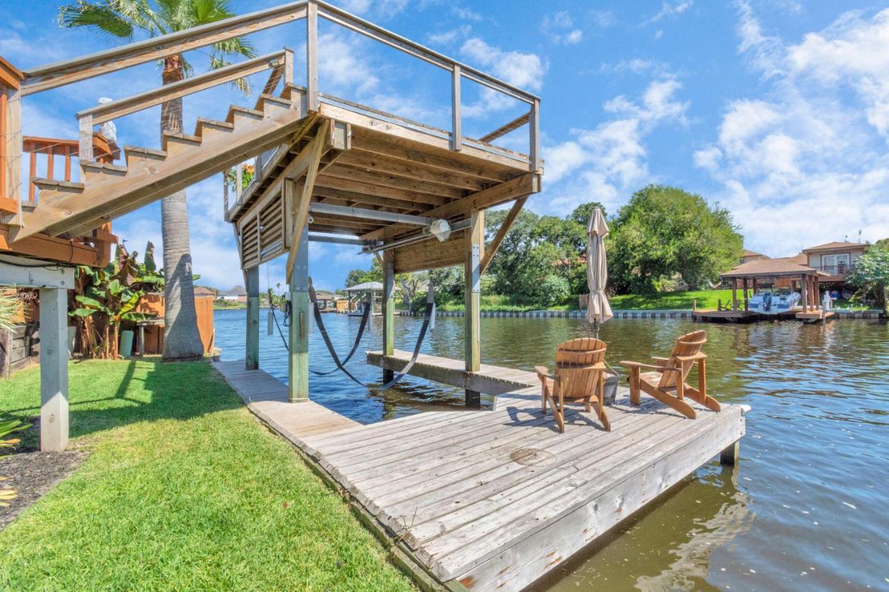 Beauty On The Water! Lake House Near The Beaches! Galveston Exteriör bild